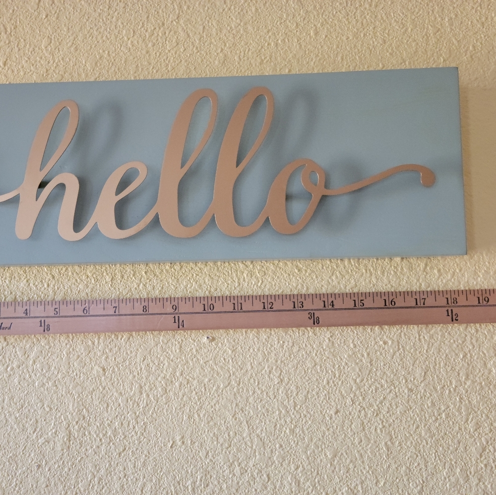 Hello Sign NWT - Picture 3 of 4